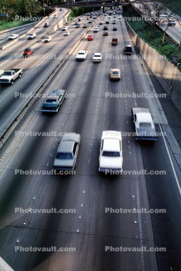 Downtown Los Angeles, freeway, Car, Automobile, Vehicle