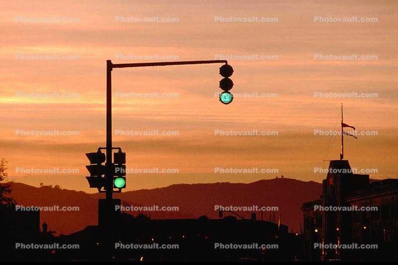 Traffic Signal Light, City Street