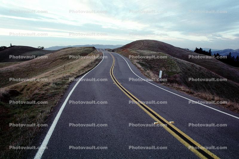 Highway, Roadway, Road, Mount Tamalpais