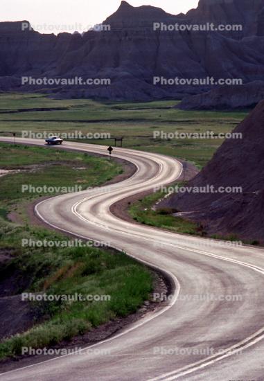 S-Curve, Highway, Roadway, Road