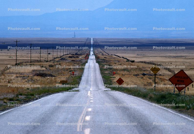 Vanishing Point, Highway, Roadway, Road