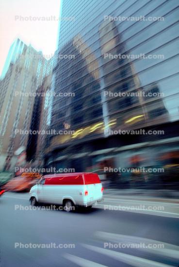 Van, automobile, Vehicle, zoom, motion blur