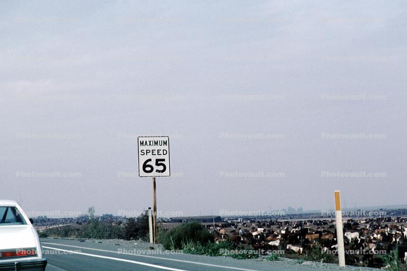 speed limit 65, Interstate Highway I-5