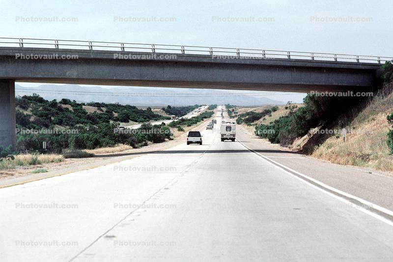 Overpass, Level-A traffic, US Highway 101, Monterey County, Highway, Roadway, Road