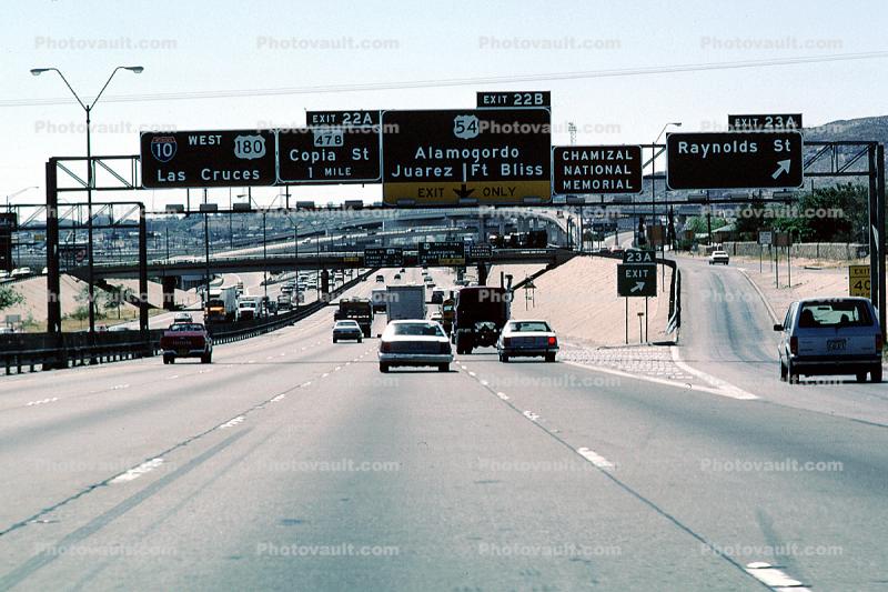 Overpass, Interchange, Interstate Highway I-10, El Paso