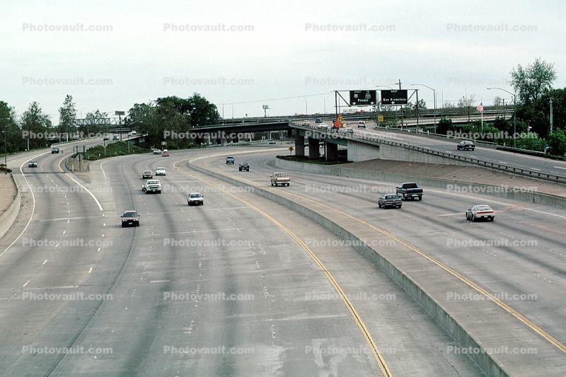 Interstate Highway I-80, Car, Automobile, Vehicle