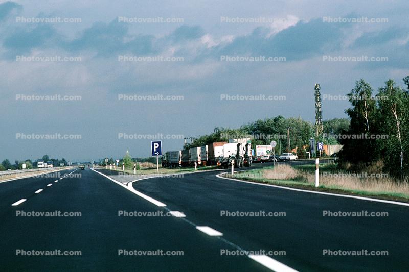 near Budapest, Highway, Roadway, Road, roadside rest area