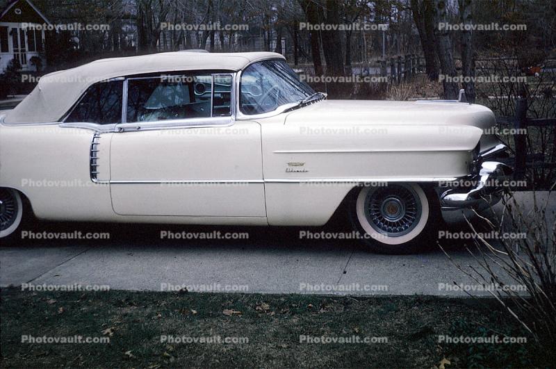 Cadillac, Convertible, Cabriolet, whitewall tires, Vehicle, Car, Sedan, 1950s