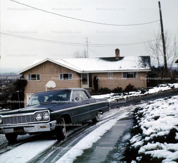 1963 Chevy Impala, Chevy, Chevrolet, Salem Oregon, December 1965, 1960s