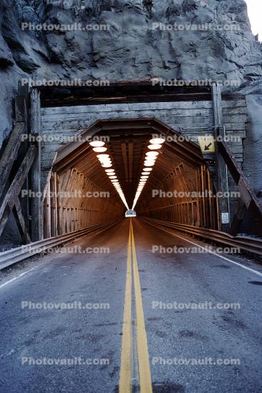 Knapps Hill Tunnel, Highway 97A, Chelan County, Columbia Basin, 1992