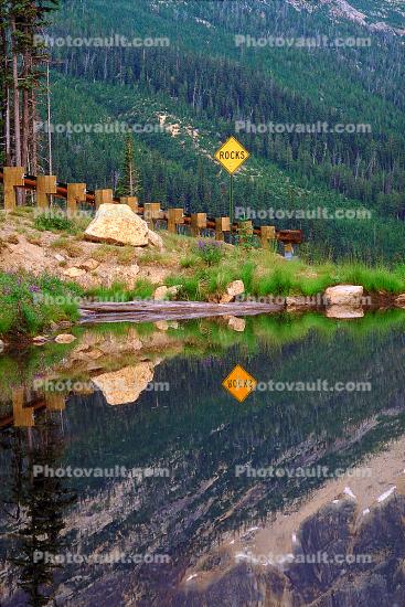 Reflection, Pond, Lake, Roadway, Highway