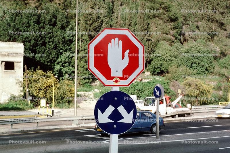 Hand, Arrows, Road, Roadway, Highway, Judea