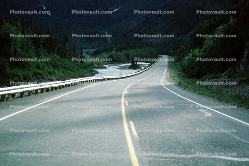 Road, Roadway, Highway, Chugach Mountains