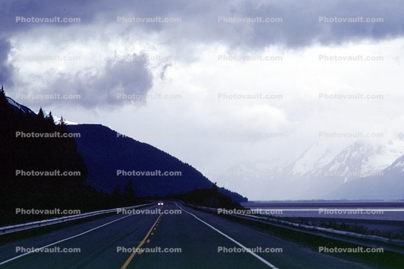Road, Roadway, Highway-1, Turnagain Arm