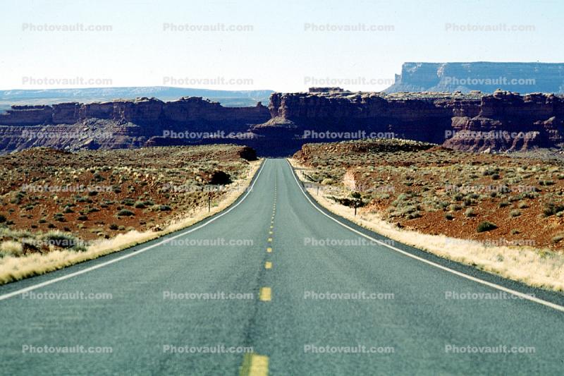 Road, Roadway, Highway 160, Monument Valley, Arizona