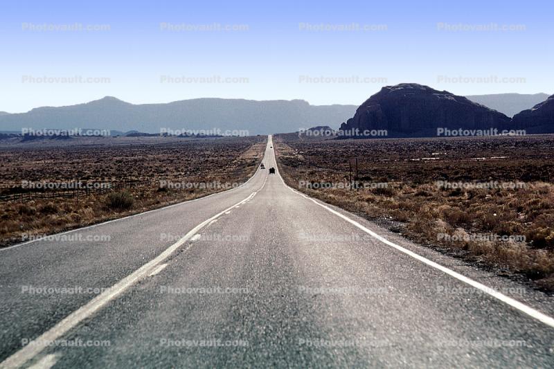 Road, Roadway, Highway 163, Monument Valley, Utah, geologic feature, vanishing point