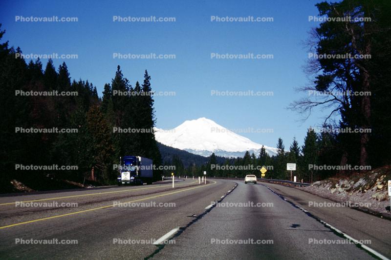 Mount Shasta, Road, Roadway, Highway