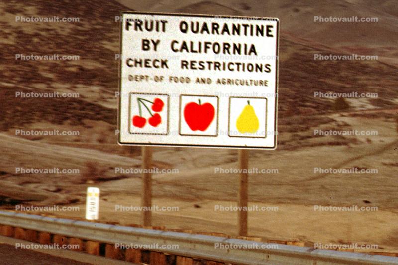 Fruit Quarantine by California