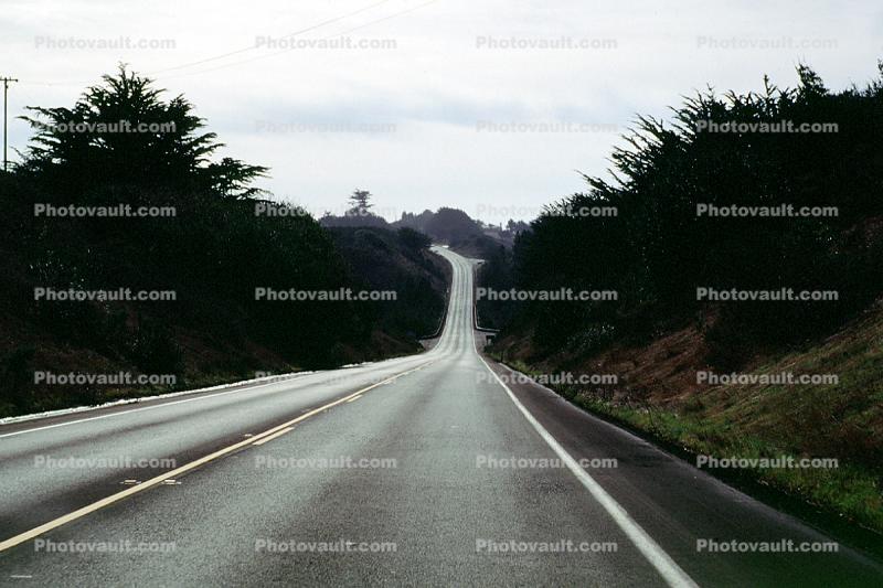 Pacific Coast Highway-1, Mendocino County, California, Road, Roadway, PCH