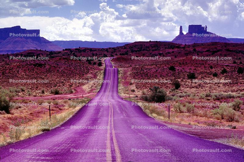 Road, Roadway, Highway 128, near Moab, Utah, Castle Valley, east of Moab