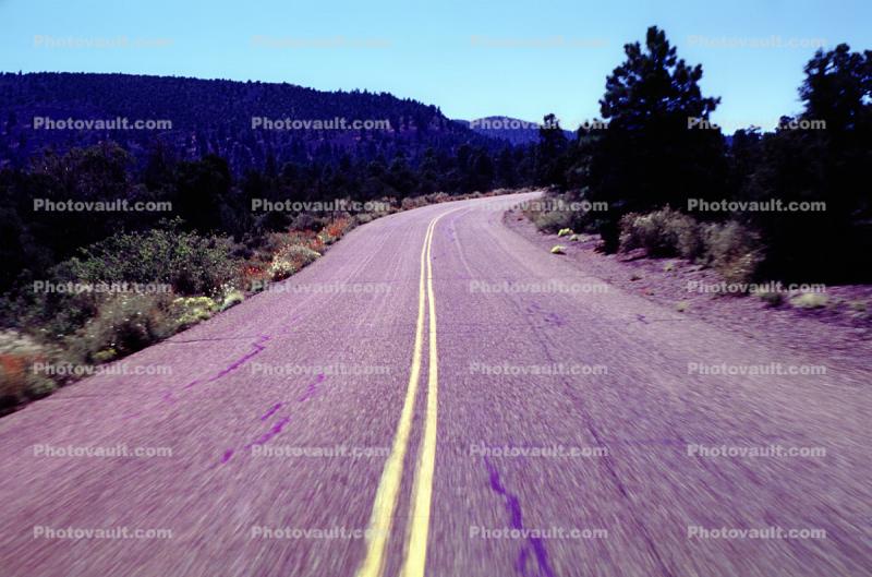 Road, Roadway, Highway, Sunset Crater, Arizona