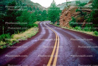 Zion National Park, Road, Roadway, Highway-9