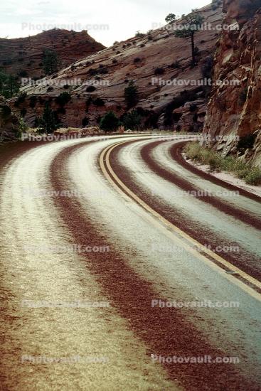Zion National Park, Road, Roadway, Highway, Highway-9