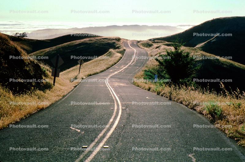 Road, Roadway, Highway, Mount Tamalpais
