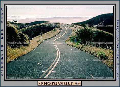 Road, Roadway, Highway, Mount Tamalpais