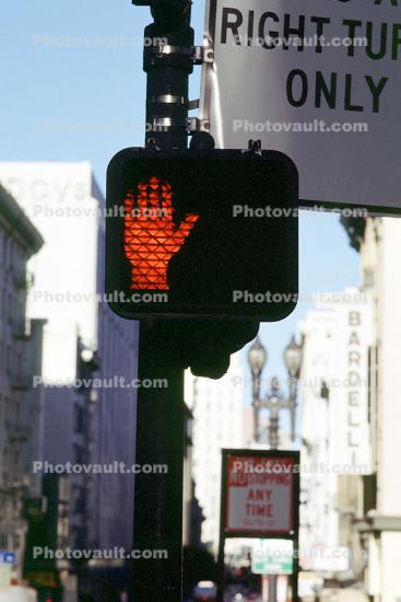 crosswalk signal, Caution, warning