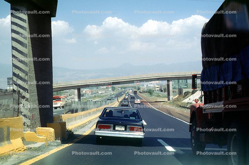 overpass, Road, Roadway, Highway, cars, sedan, automobile, vehicles