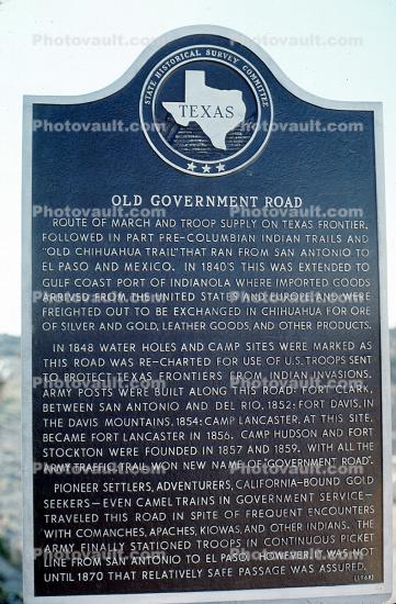 Old Government Road, Texas