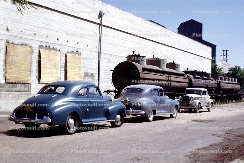 vintage, retro, car, sedan, automobile, vehicle, 1940s