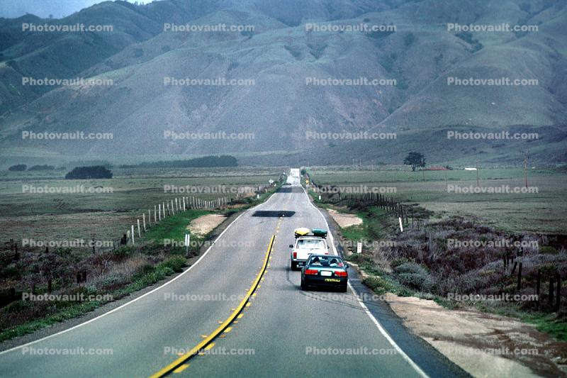 Road, Roadway, Highway, north of Cambria, PCH