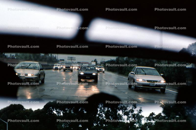 mirror reflection, Road, Roadway, Highway, cars