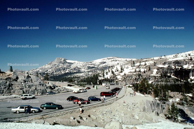 parking, viewpoint, cars, mountains
