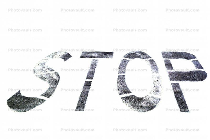 STOP, photo-object, object, cut-out, cutout