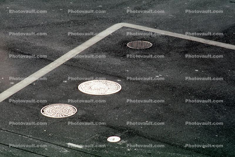 Manhole Covers on the Street