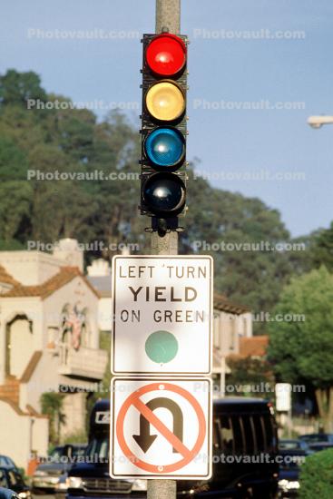 Traffic Signal Light, Portola Avenue