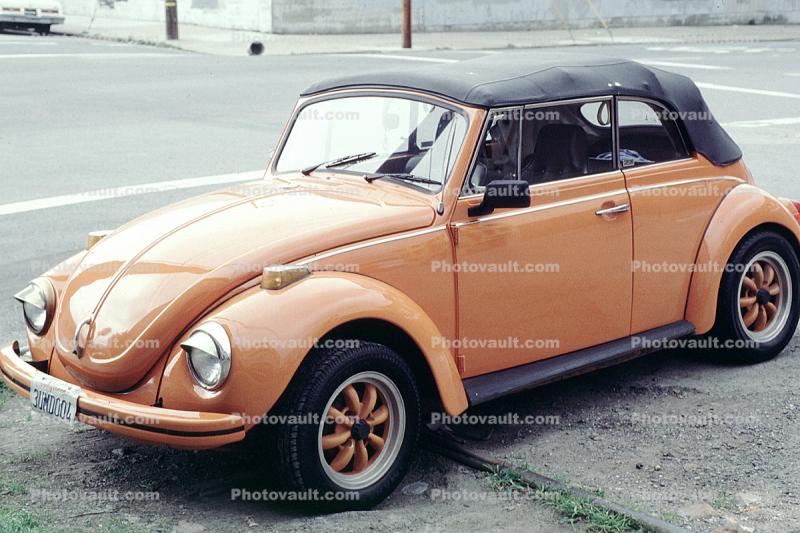 VW cabriolet, Volkswagen-Bug, Volkswagen-Beetle, automobile