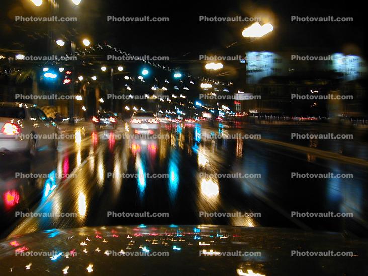 rain, night, Exterior, Outdoors, Outside, wet, slippery, inclement weather, bad, Rainy, Bad Driving Conditions, Dangerous, Precipitation, Nighttime