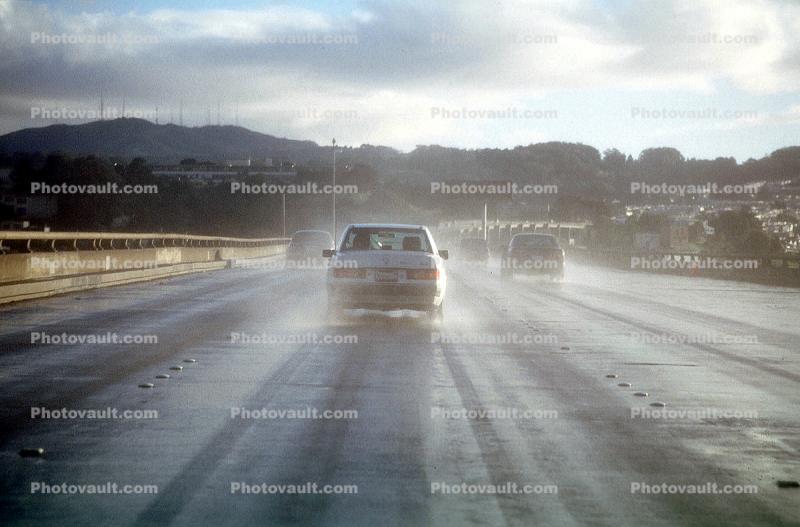 Freeway, Highway, Interstate, Road, rain, wet