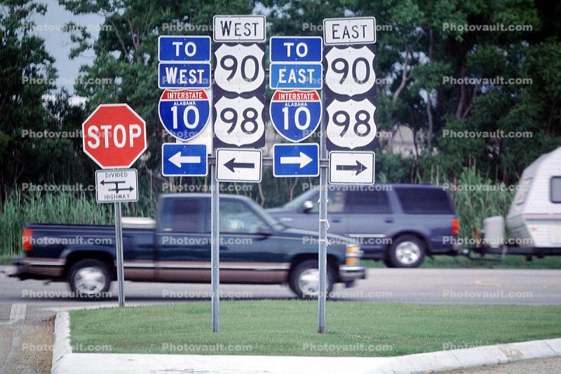 every-which-way, Highway-90, Mobile Alabama