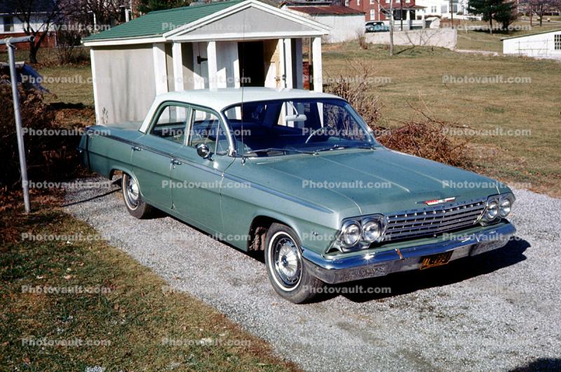 1962 Chevrolet Impala, Chevy, automobile, February 1968, 1960s