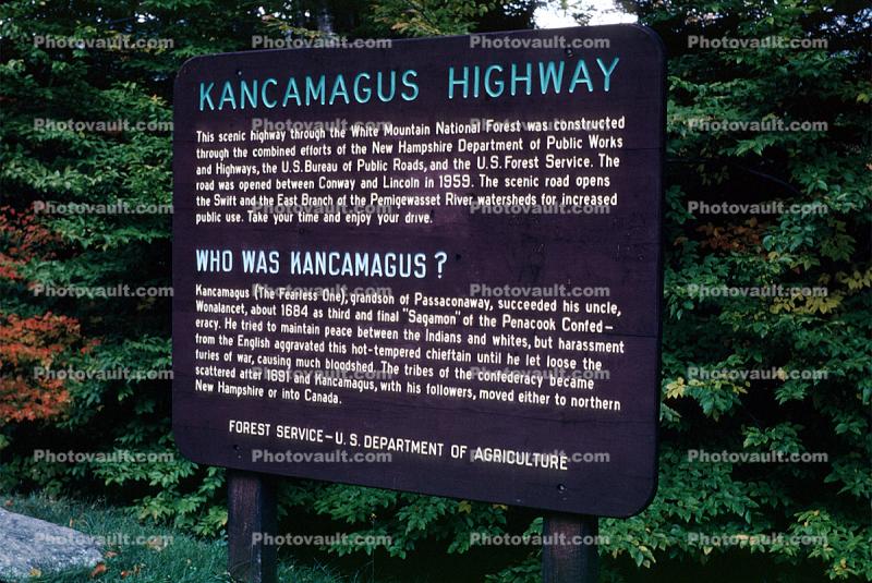 Kancamagus Highway, New Hampshire, 1974