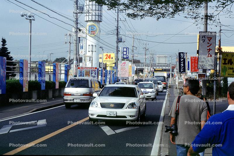 Toyota, cars, road, street, Narita