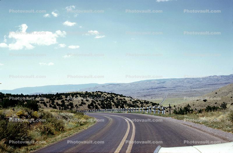 Road, Highway 385, near Socorro New-Mexico
