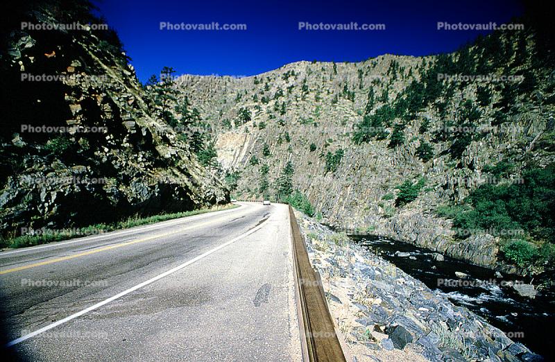 river and road, Road, Highway, Estes Park, Colorado