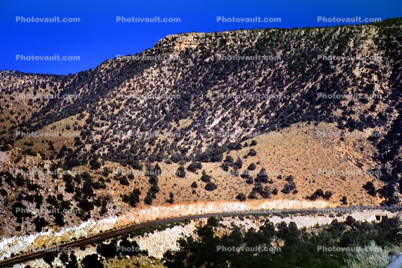 Road, Highway, hill, mountain, Colorado