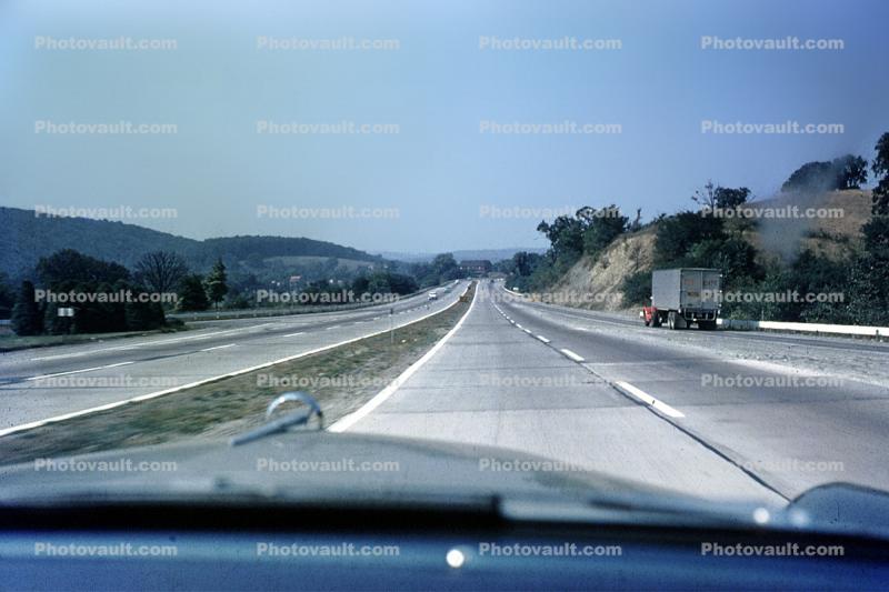 Freeway, Highway, Pennsylvania Turnpike, September 1955, 1950s